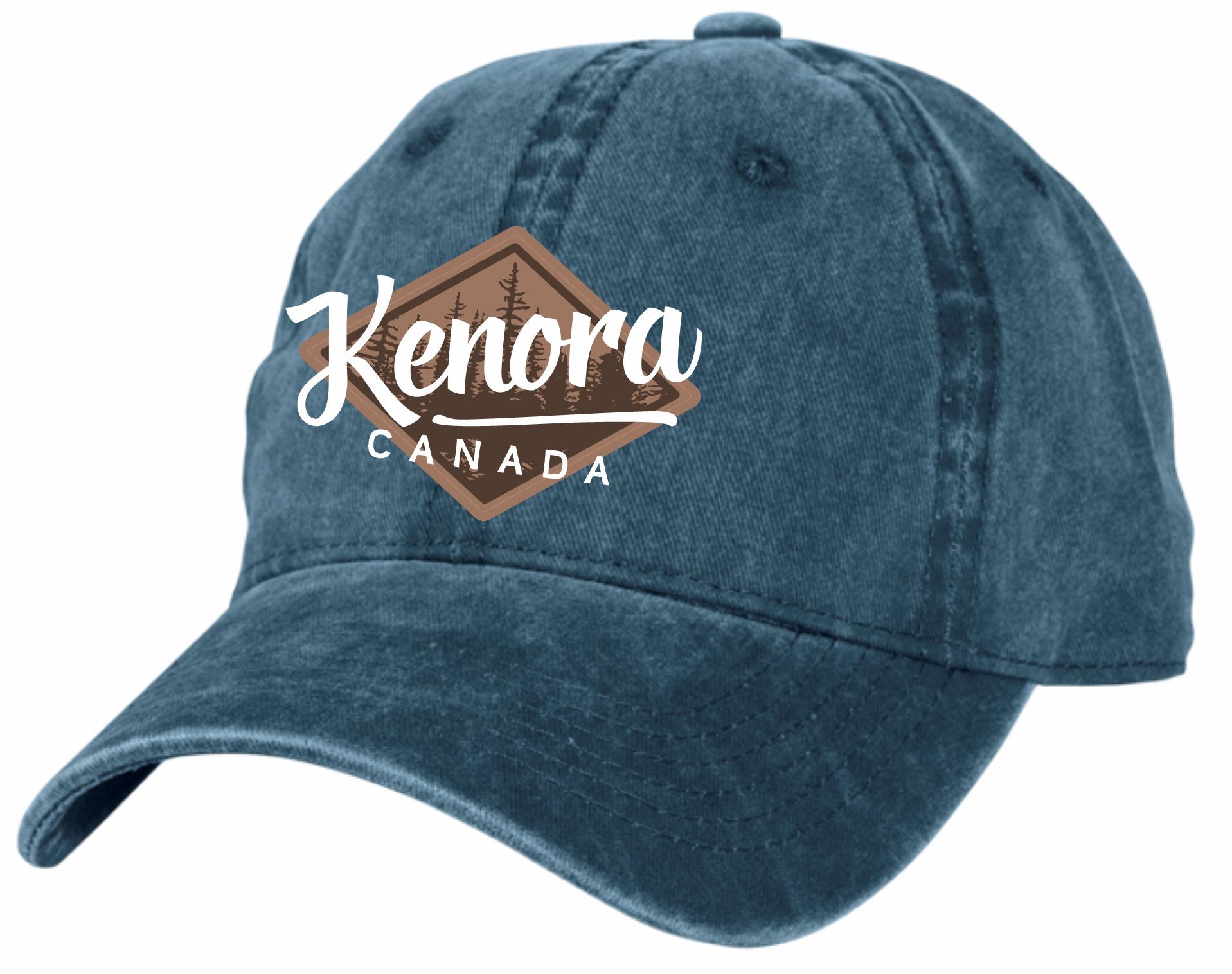 Navy Unisex Hat with Kenora Canada Patch