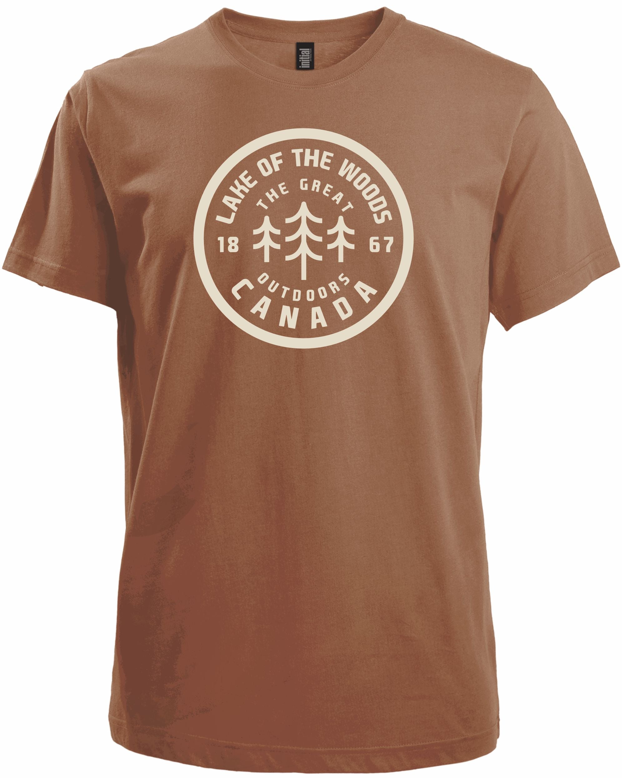 LOTW The Great Outdoors Canada Unisex Brown T-shirt