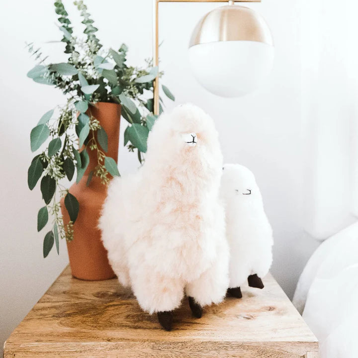 Fluffy Alpaca Standing Animal decoration
