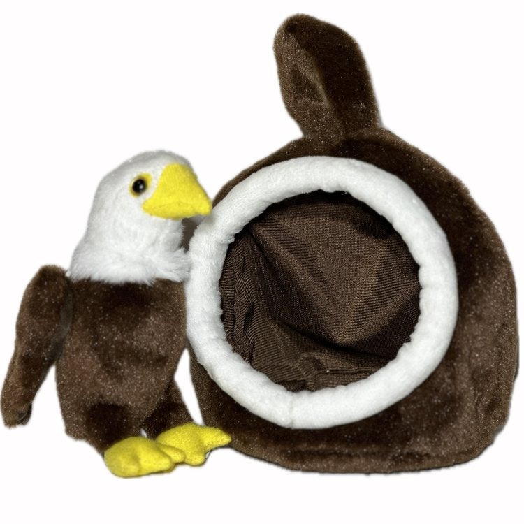 Eagle in House Stuffed Animal Toy