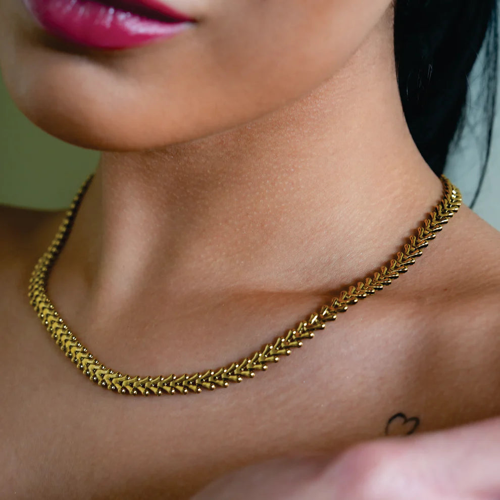 FRANKIE Golden Chain Necklace