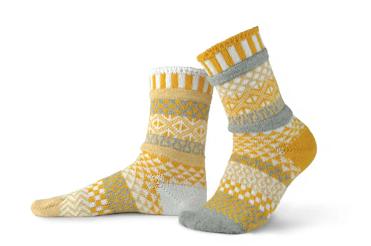Yellow Striped Socks