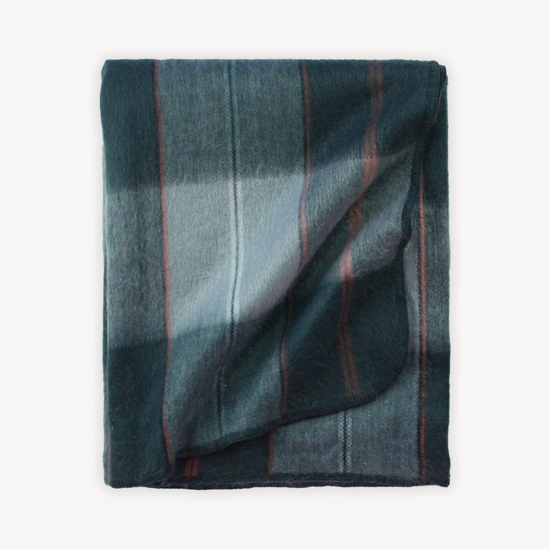Grey Plaid Style 20% Alpaca, 80% Acrylic; Hand-loomed And Machine-woven Blanket