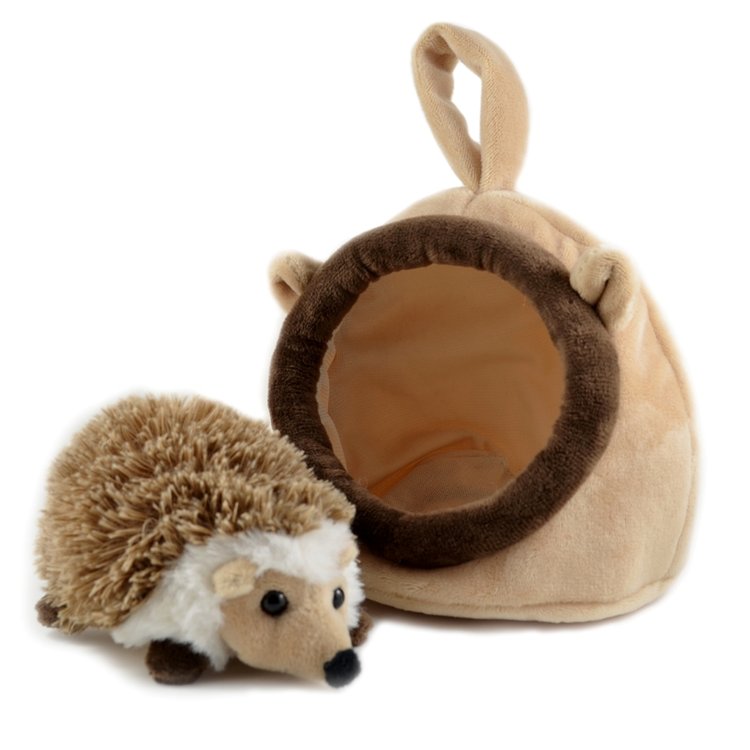 Hedgehog in House Stuffed Animal Toy