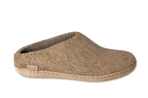 sand color glerup slip-on