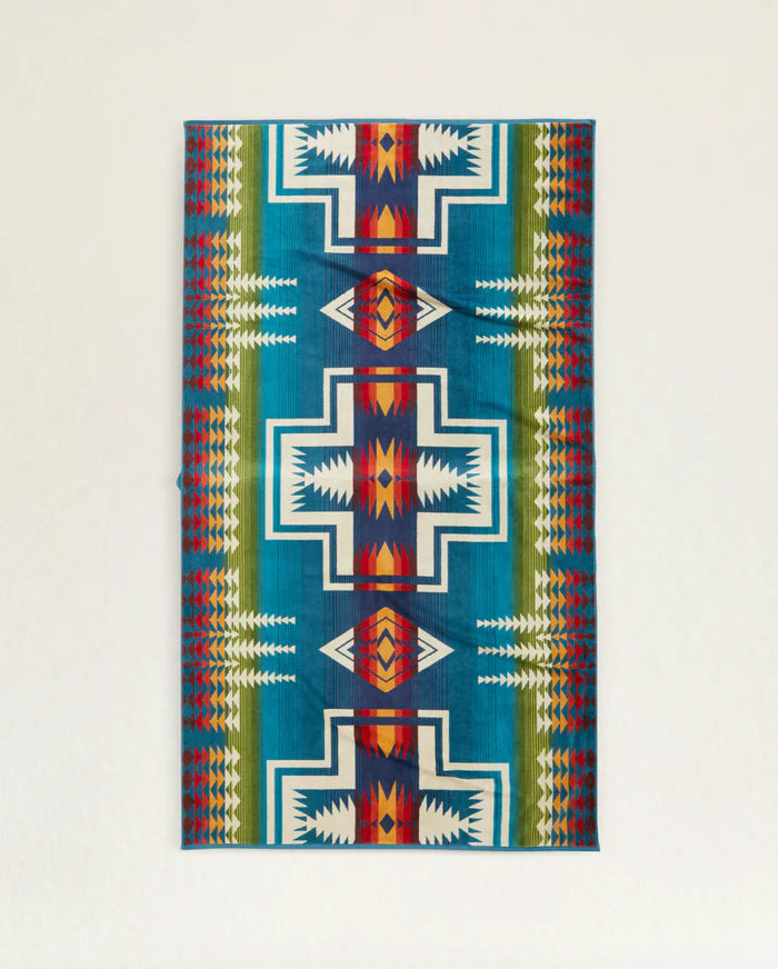Supersized Pendleton Towel featuring Our Exclusive Harding Pattern In Beautiful Colors