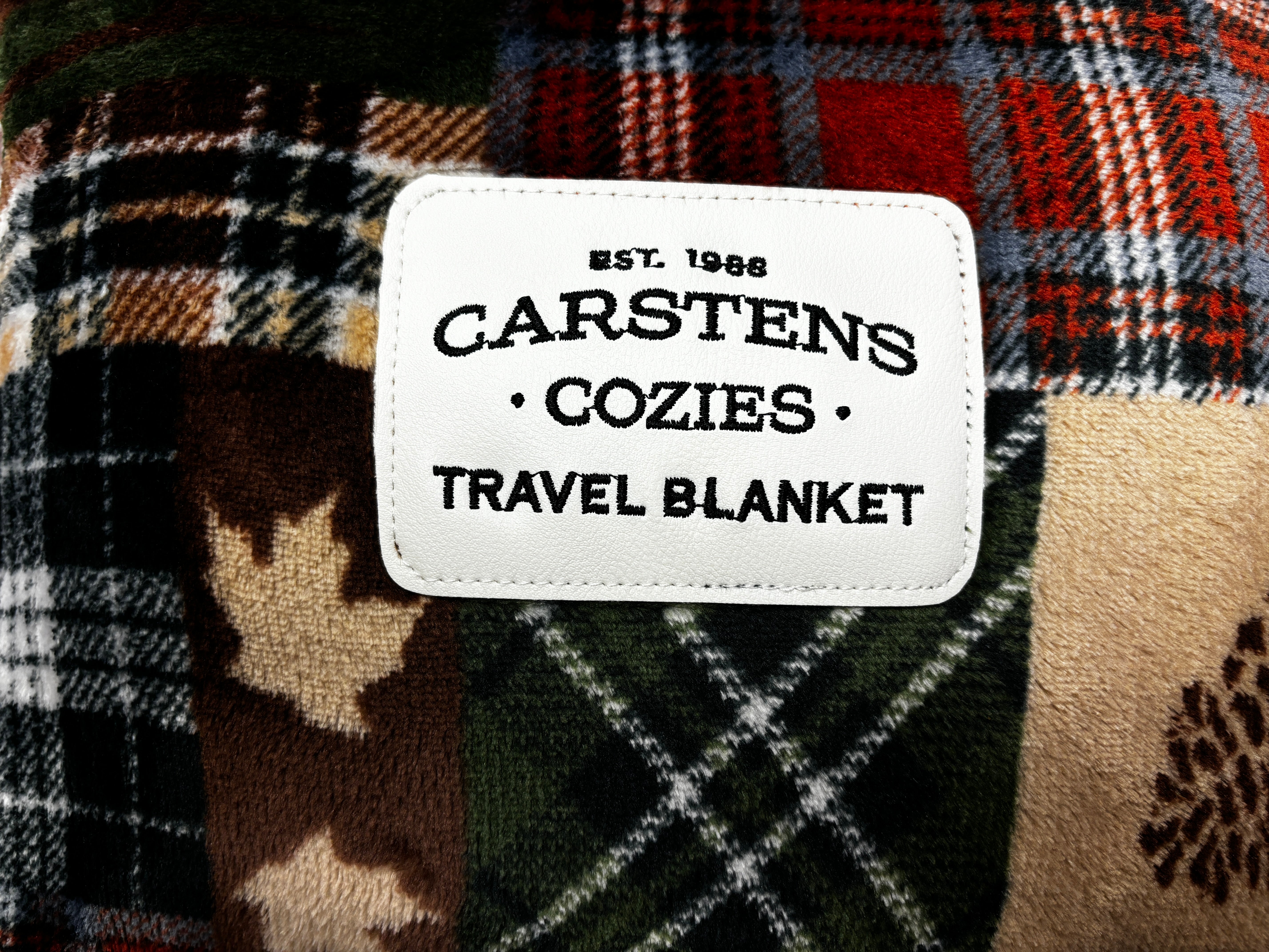 PLAID TRAVEL BLANKET
