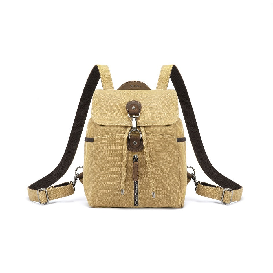 Canvas bag by Davan featuring a water repellent multi functional backpack and shoulder bag