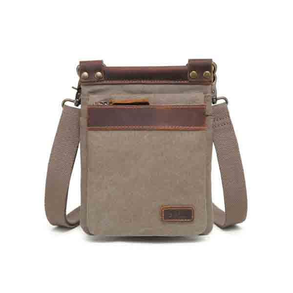 Canvas bag by Davan featuring a water repellent small shoulder bag
