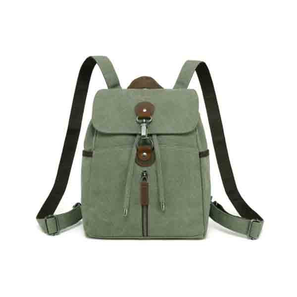 Canvas bag by Davan featuring a water repellent multi functional backpack and shoulder bag