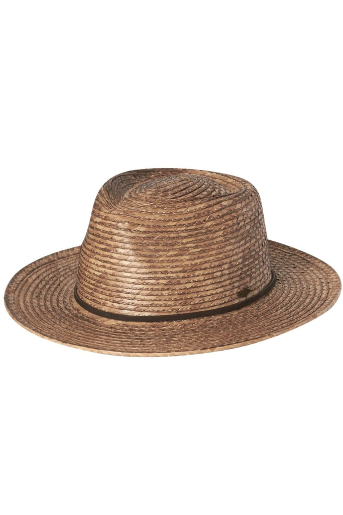 Kooringal mens summer sun hat featuring a fedora style hat with a mid brim and adjustable chin strap