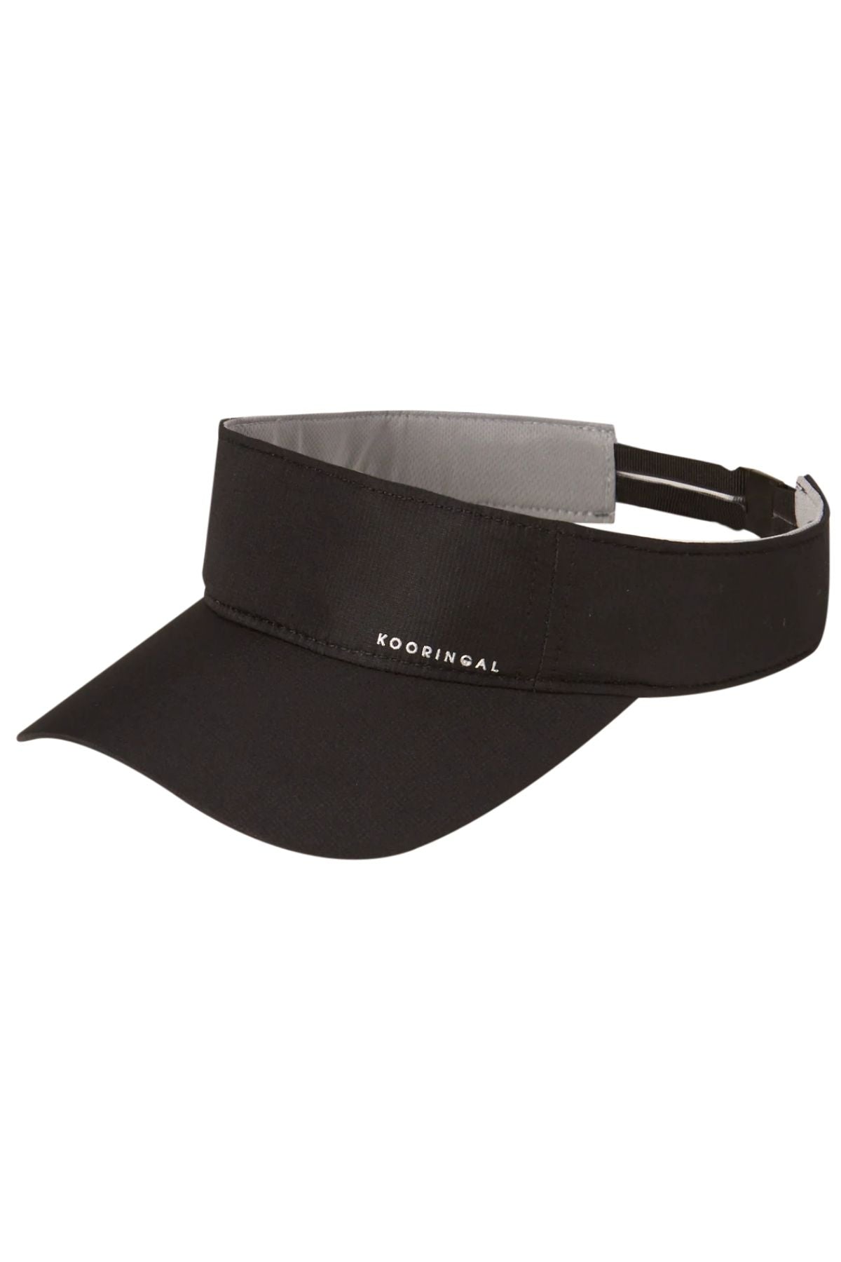Kooringal womens summer visor featuring moisture wicking fabric with elastic band on back for adjustability