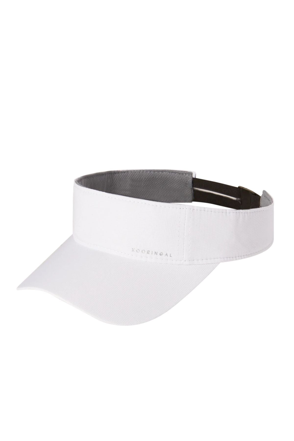Kooringal womens summer visor featuring moisture wicking fabric with elastic band on back for adjustability