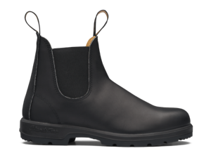 Unisex all-terrain black leather blundstone style 2058 water-resistant boot.