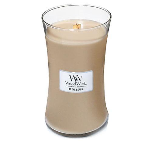 Woodwick scented candles allows you to enjoy the crackle of a fire from the comfort of your own home with your favourite scent of at the beach.