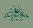 Lake of the Woods Kenora embroidered design sweatpants joggers