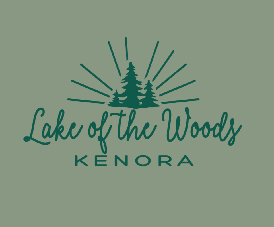 Lake of the Woods Kenora embroidered design sweatpants joggers