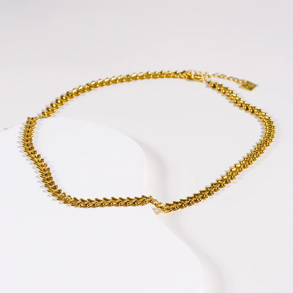 FRANKIE Golden Chain Necklace