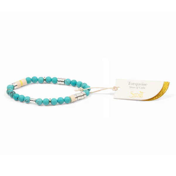 Scout Stone Of Calm Turquoise Bracelet blue silver