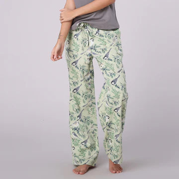 Green Color 100% Cotton Jardin PJ Pant 