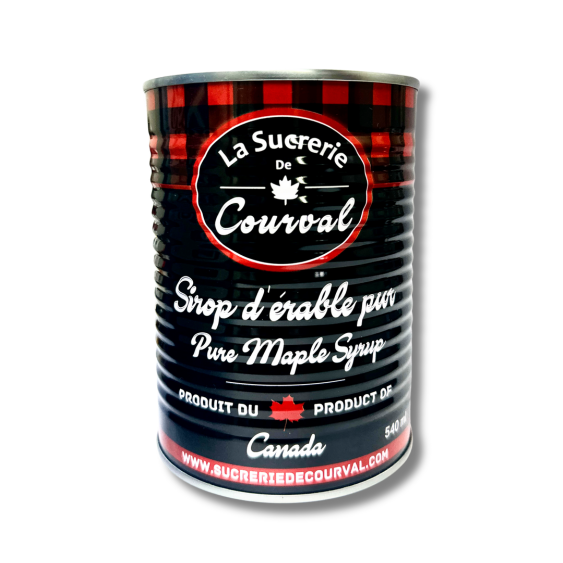 Large can of pure Canadian made maple syrup.