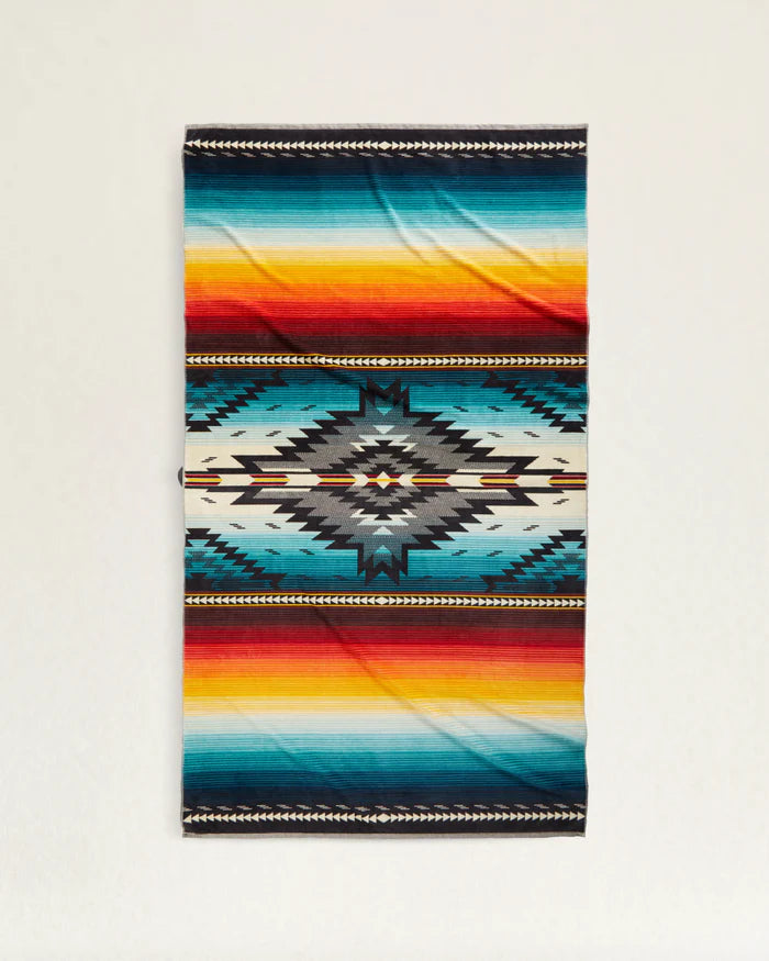Supersized Pendleton Towel With Beautiful Saltillo Pattern