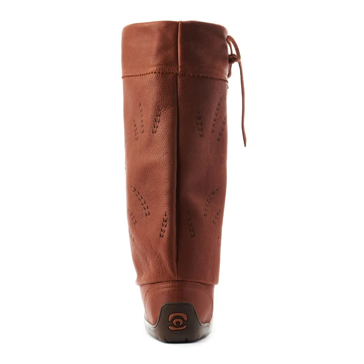 Waterproof Tobacco Color Glacier Grip Tipi Sole Grain Leather tall Gatherer