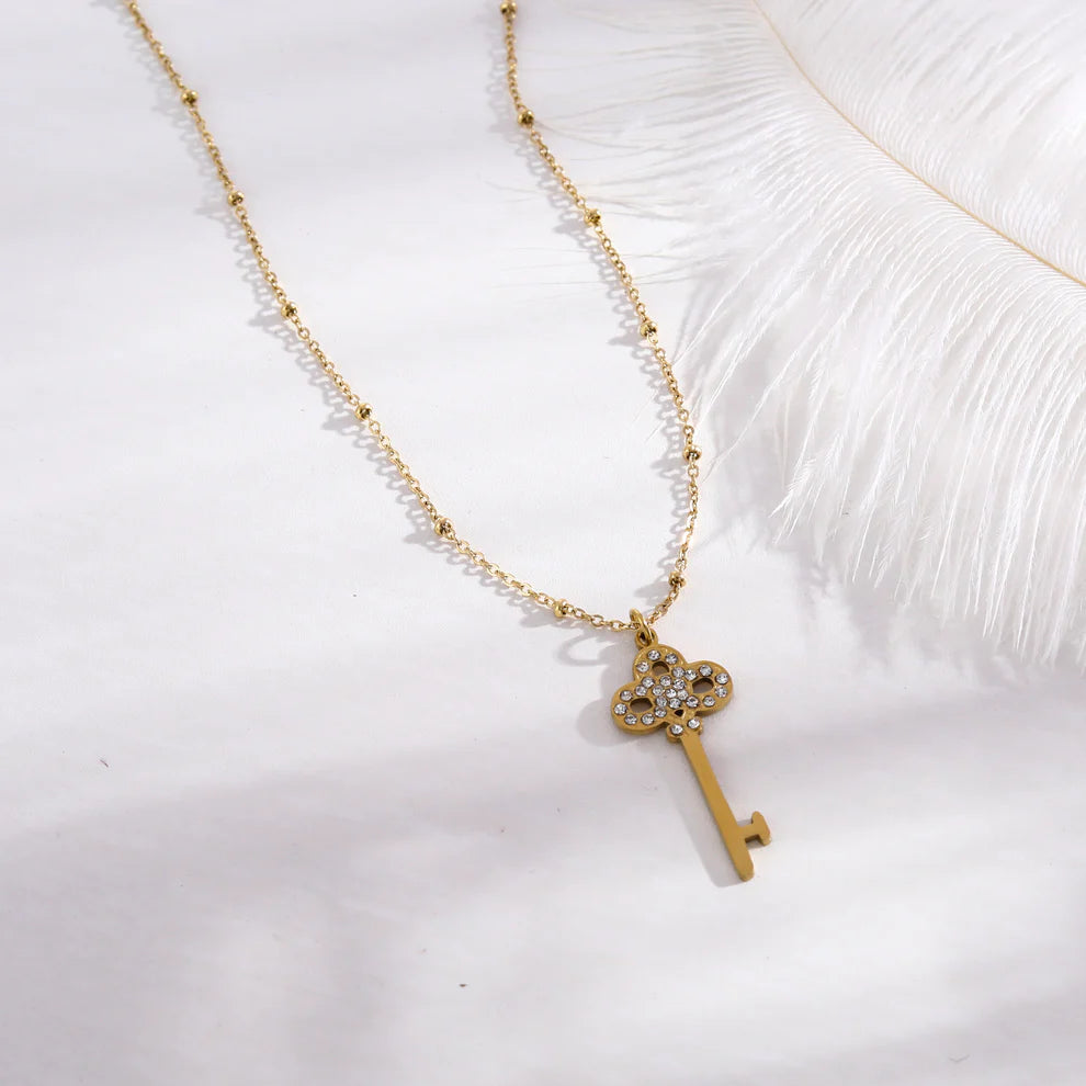 Gold Key Necklace