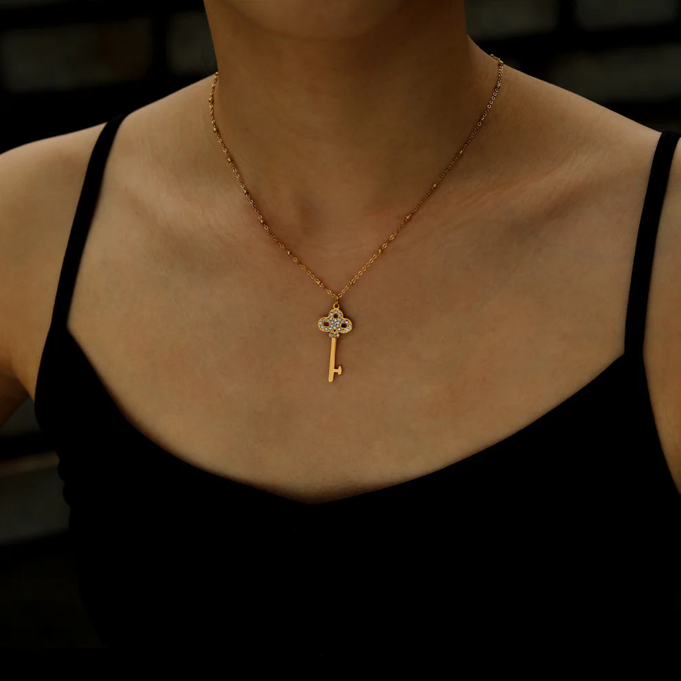 Gold Key Necklace