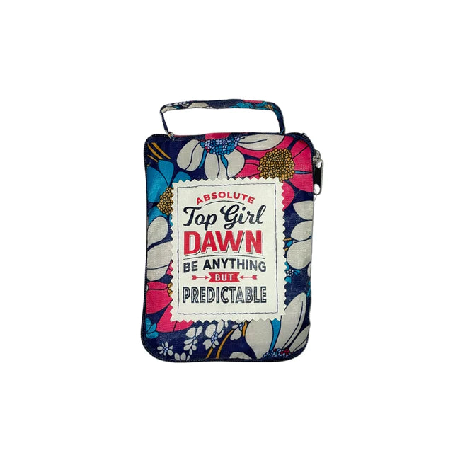 Beautiful Print Tote Bag Nicely Quoted With "Absolute Top Girl Dawn Be anything But Predictable"