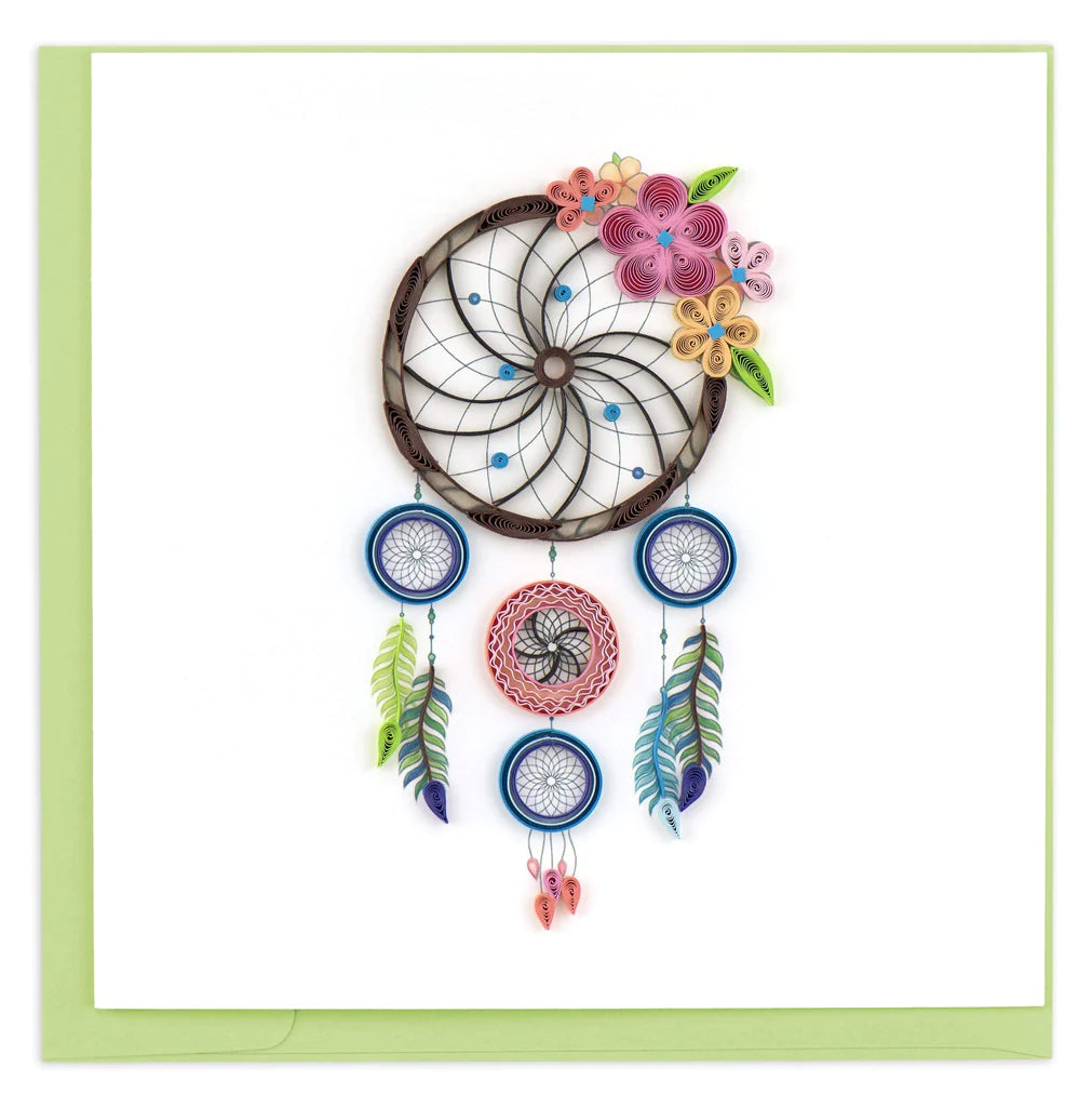 Dreamcatcher Handmade Quilling Card 
