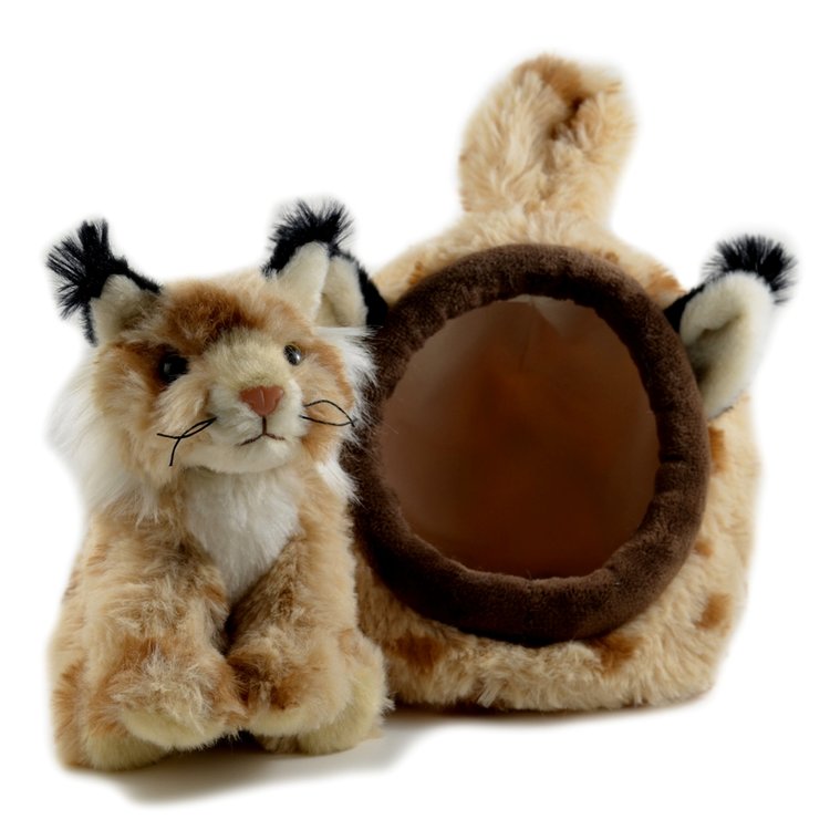 Lynx in House Stuffed Animal Toy