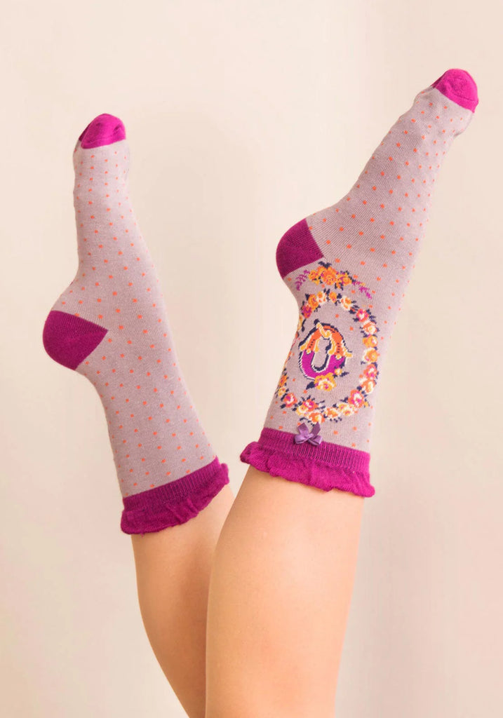 Powder women's ankle socks made with bamboo to keep your feet stylish and warm