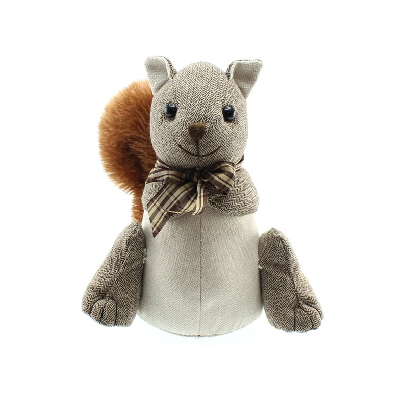 Keep every door in place with the help of this little, furry cutie. This Squirrel Door Stop is an adorable way to prevent doors from slamming shut.