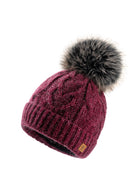  Woolk winter hat with large pom pom 