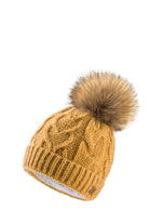  Woolk winter hat with large pom pom 