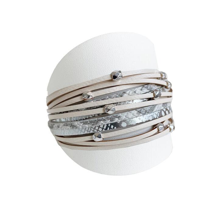 Caracol jewelry featuring a multistrand bracelet