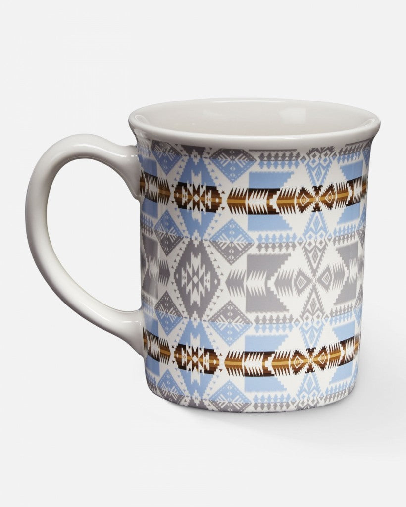 individual 18oz sturdy ceramic Pendleton mug with unique design by Pendleton.