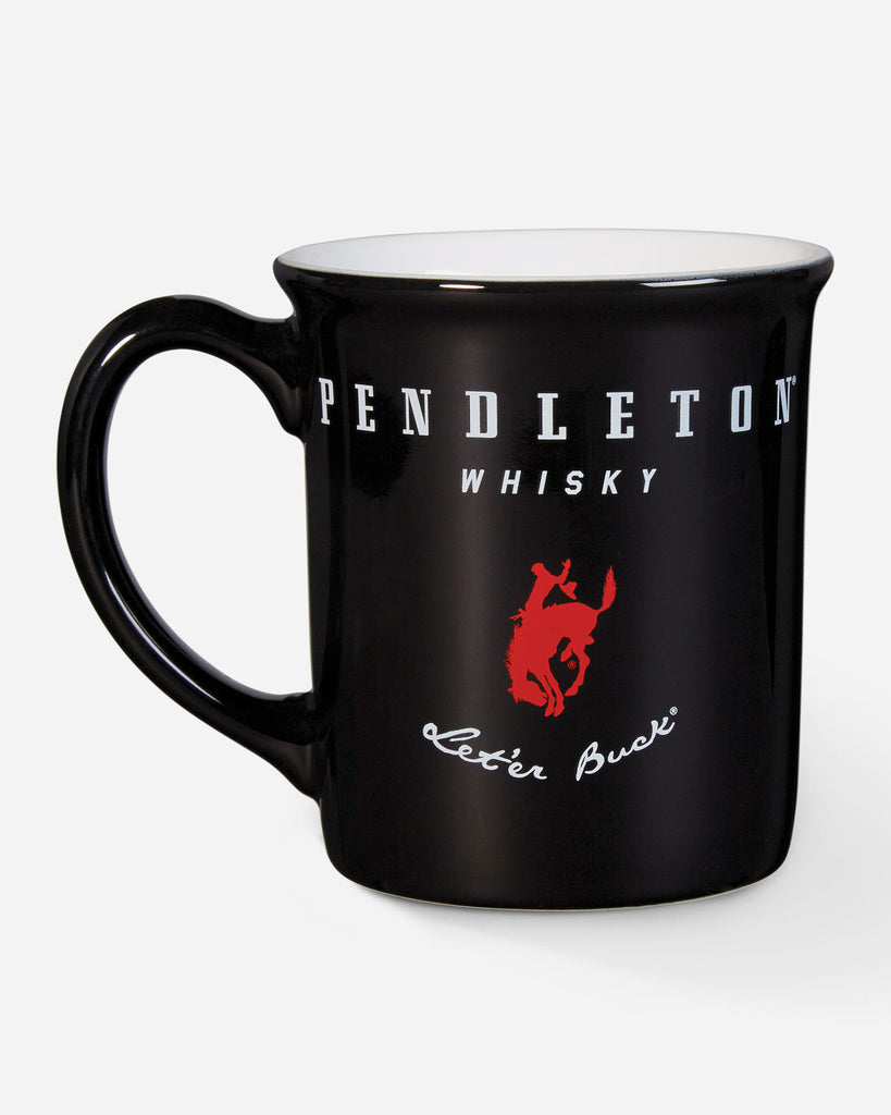 individual 18oz sturdy ceramic Pendleton mug with unique design by Pendleton.