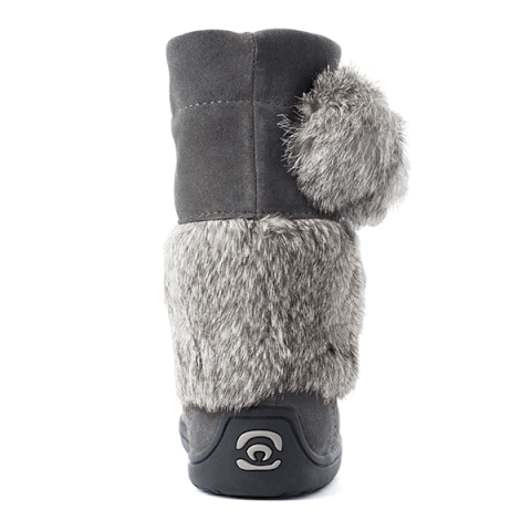 MUK LUKS ORIGINAL MANITOBAH BOOT REAL FUR GREY