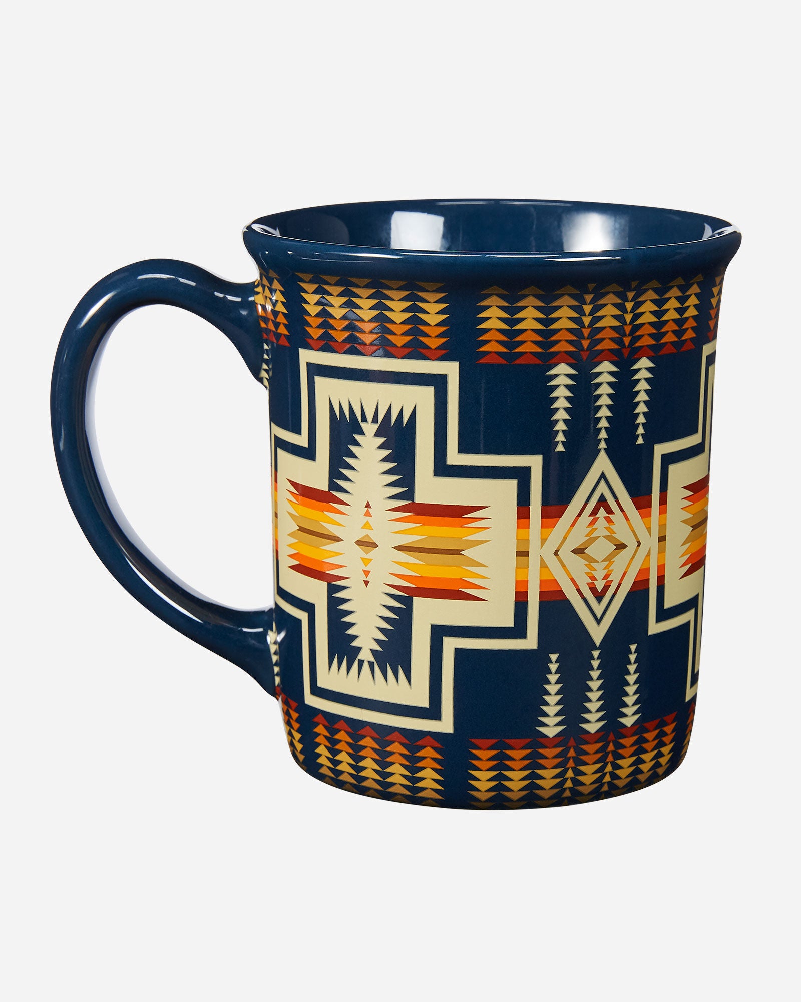 individual 18oz sturdy ceramic Pendleton mug with unique design by Pendleton.