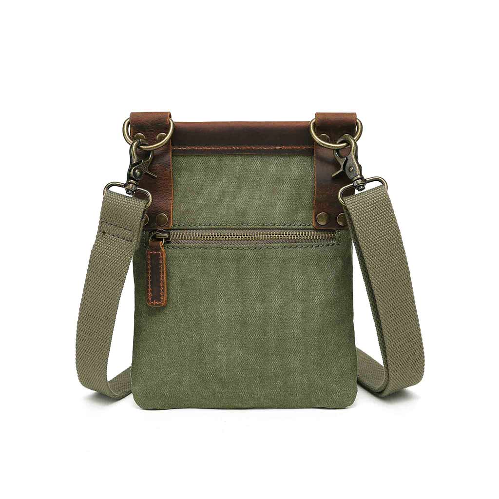 Canvas bag by Davan featuring a water repellent small shoulder bag