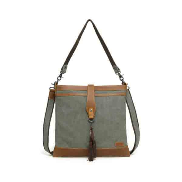 Canvas bag by Davan featuring a water repellent shoulder bag