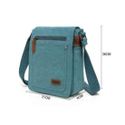 Canvas bag by Davan featuring a water repellent lightweight seven zippered pocket bag