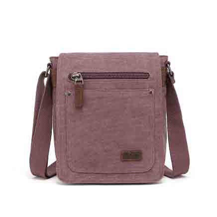 Canvas bag by Davan featuring a water repellent lightweight seven zippered pocket bag