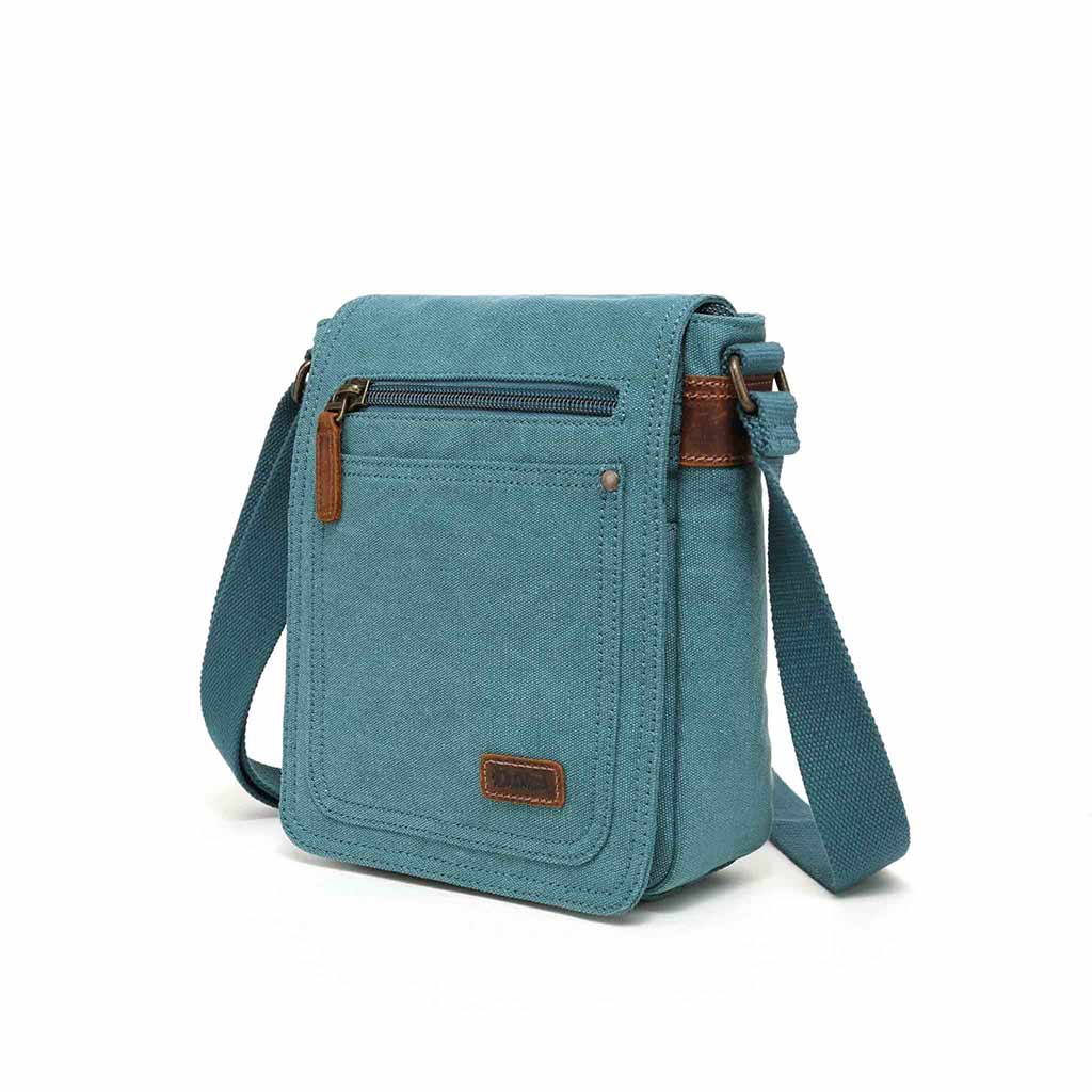 Canvas bag by Davan featuring a water repellent lightweight seven zippered pocket bag