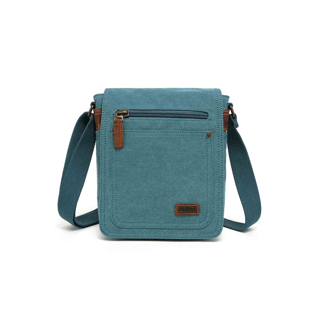 Canvas bag by Davan featuring a water repellent lightweight seven zippered pocket bag