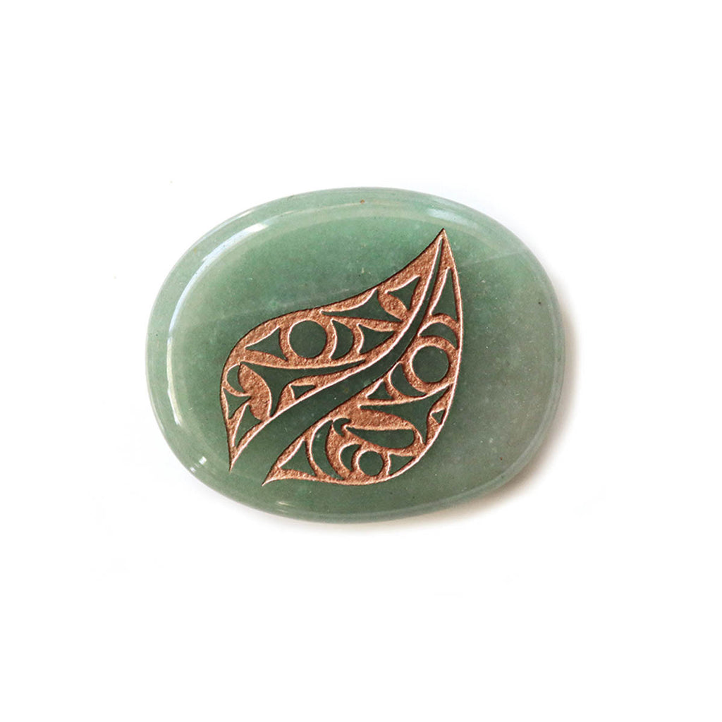 1.5" to 1.75" semi-precious stone with engraving artwork