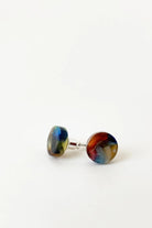 Caracol jewelry featuring a pair of multi coloured stud earrings