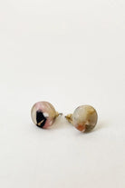 Caracol jewelry featuring a pair of multi coloured stud earrings